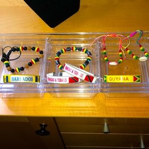 Island bracelets! And Rasta ANKLETS💛